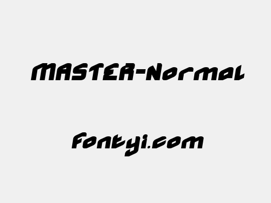 MASTER-Normal