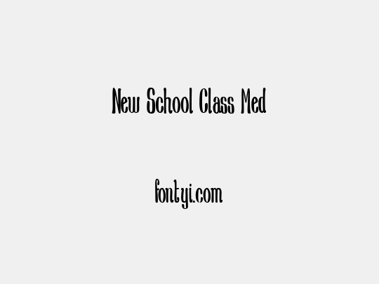 New School Class Med