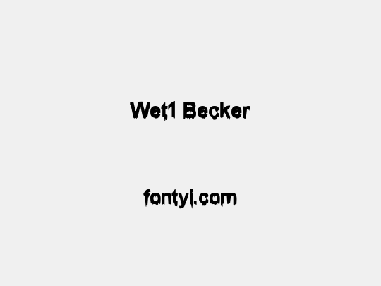 Wet1 Becker