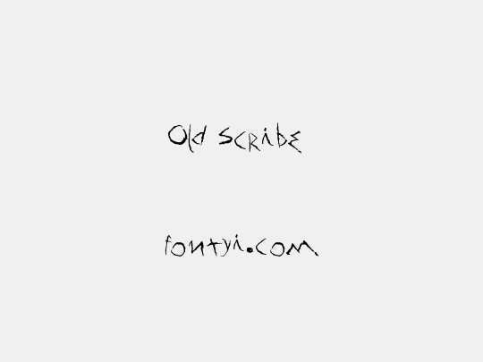 Old Scribe