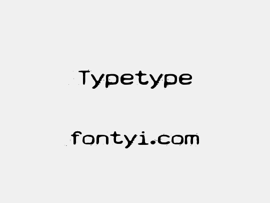 Typetype