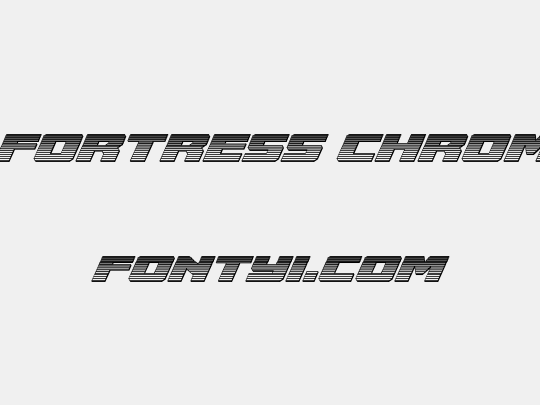 Cruiser Fortress Chrome Italic
