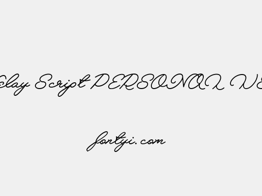 Melay Script PERSONAL USE