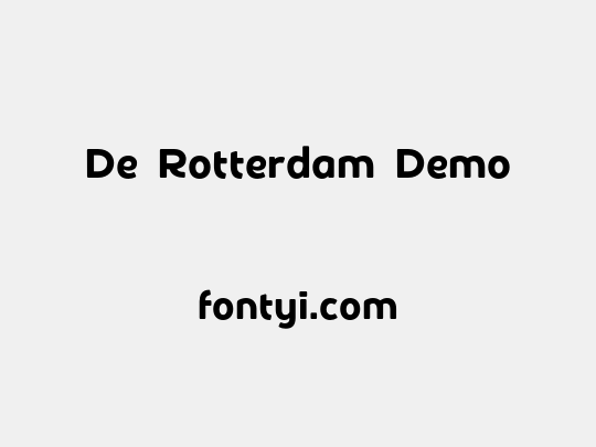 De Rotterdam Demo