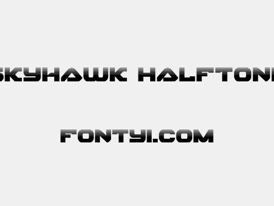 Skyhawk Halftone