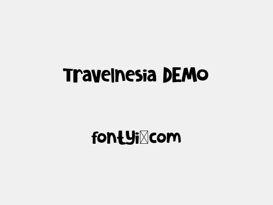 Travelnesia DEMO
