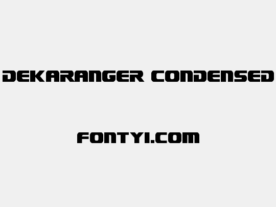 Dekaranger Condensed