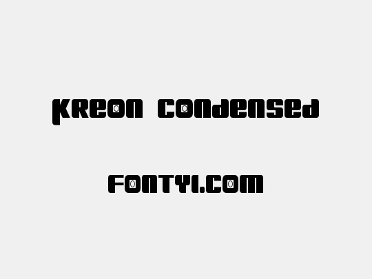 Kreon Condensed