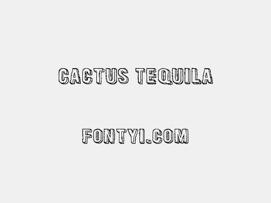 Cactus Tequila