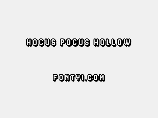 Hocus Pocus Hollow