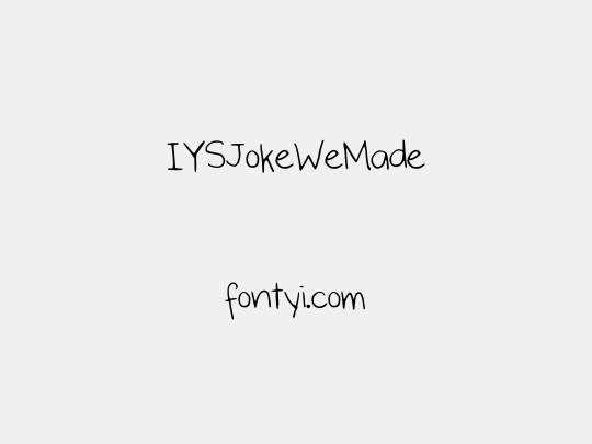 IYSJokeWeMade