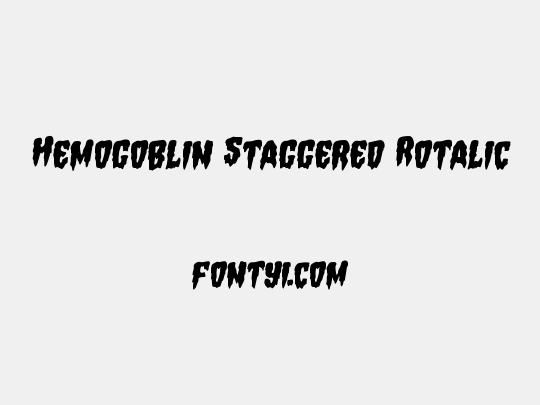Hemogoblin Staggered Rotalic