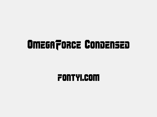 OmegaForce Condensed