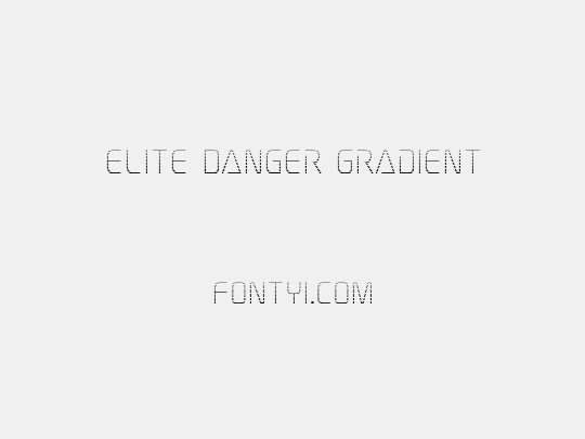 Elite Danger Gradient