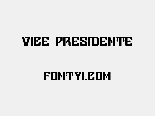 Vice Presidente