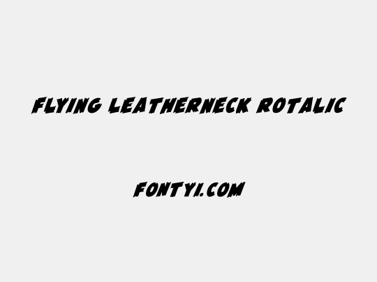 Flying Leatherneck Rotalic