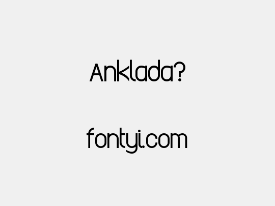 Anklada?