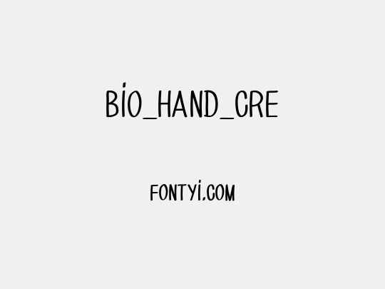 BIO_HAND_CRE