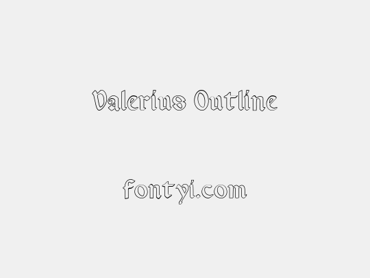 Valerius Outline