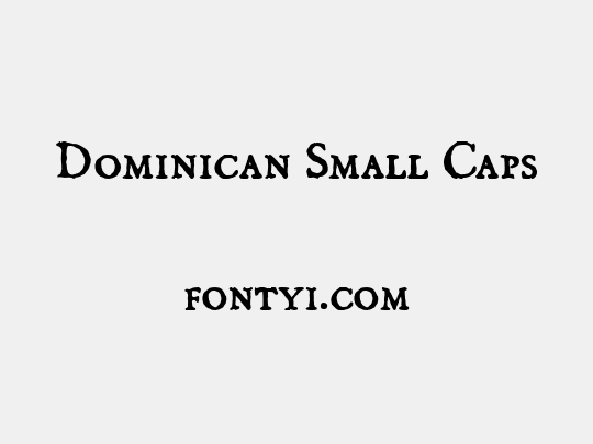 Dominican Small Caps