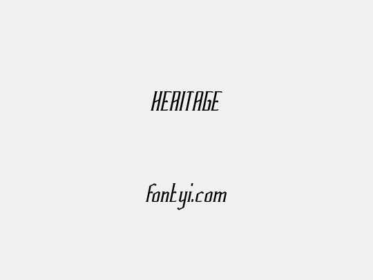 HERITAGE