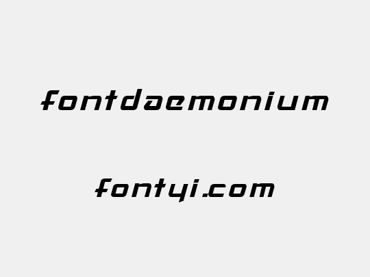fontdaemonium