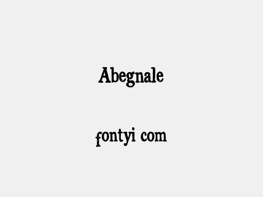 Abegnale