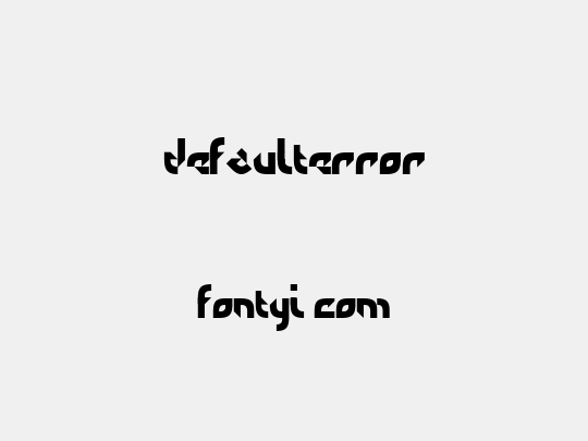 defaulterror