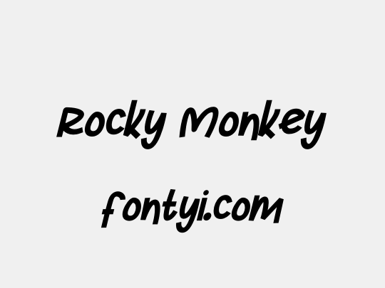 Rocky Monkey