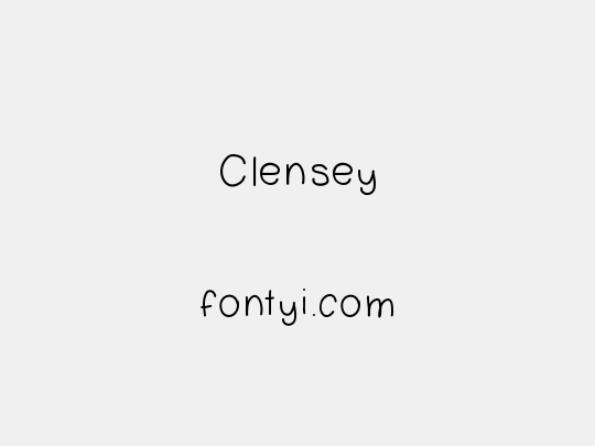 Clensey