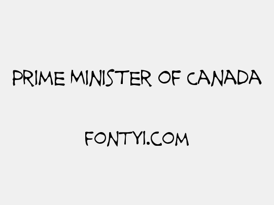 Prime Minister of Canada