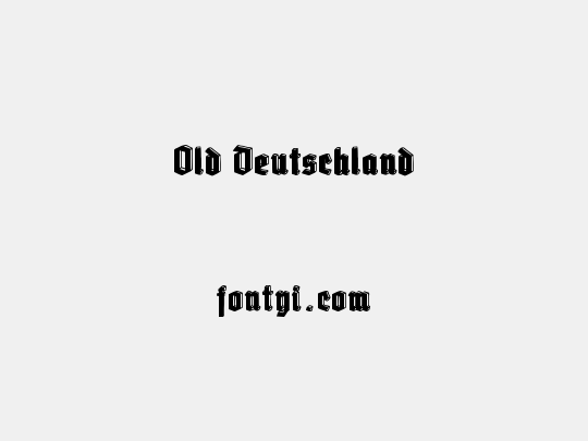 Old Deutschland