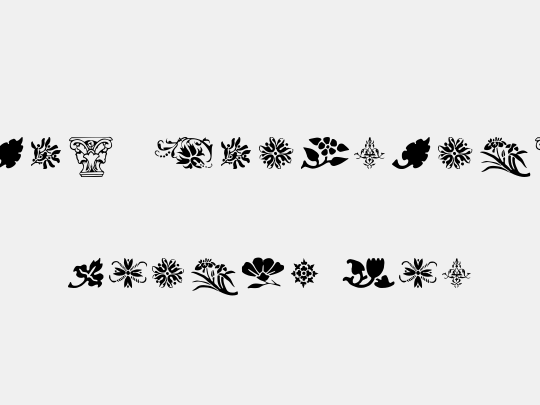 Printers Ornaments One