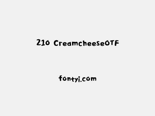 210 CreamcheeseOTF