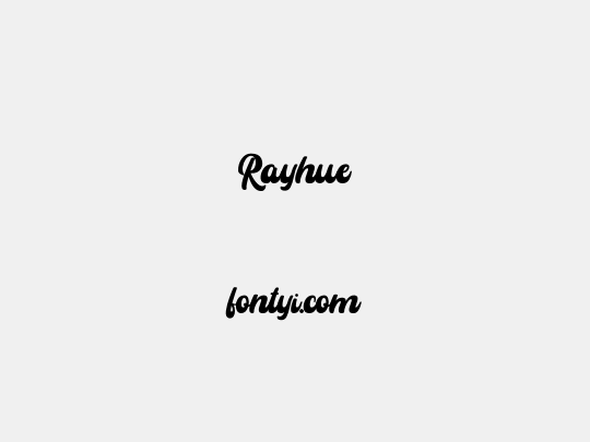 Rayhue