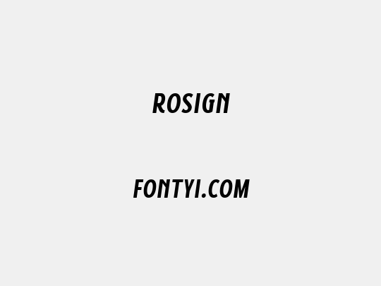 Rosign