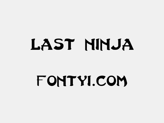 Last Ninja