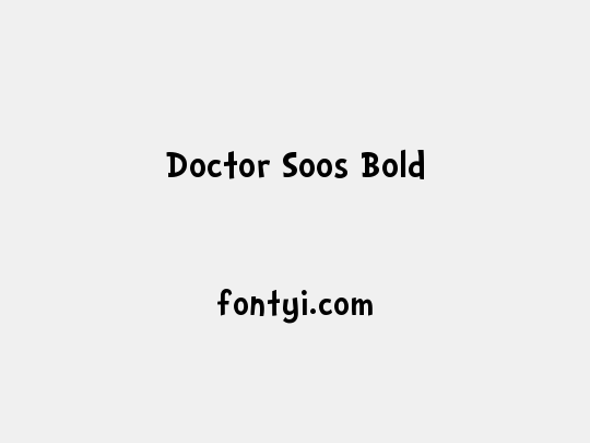 Doctor Soos Bold