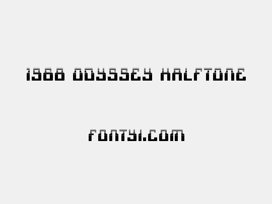 1968 Odyssey Halftone