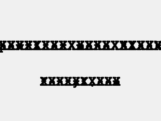 JMH Typewriter mono Black Cross