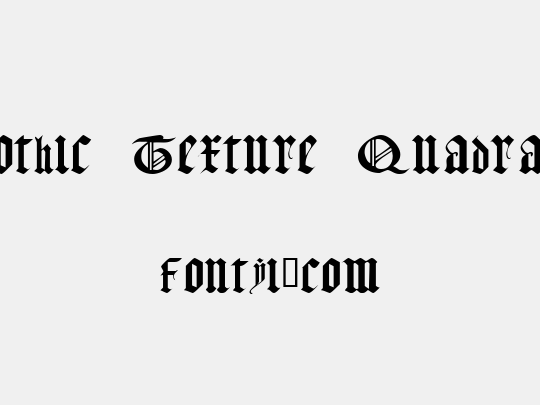 Gothic Texture Quadrata