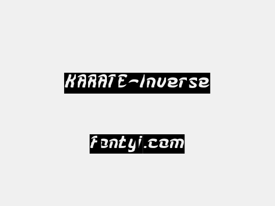 KARATE-Inverse