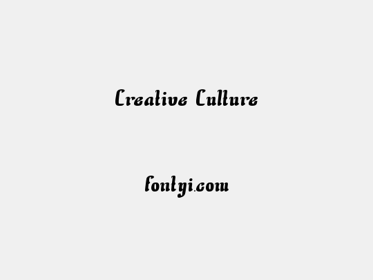 Creative Culture