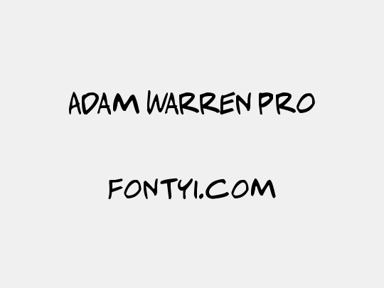 Adam Warren pro