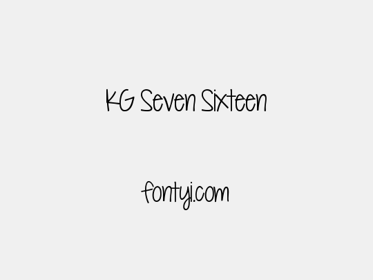 KG Seven Sixteen