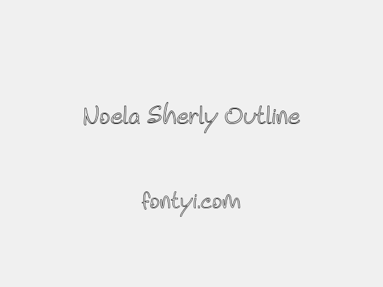 Noela Sherly Outline