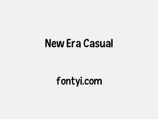 New Era Casual