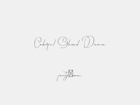 Colorful Glazed Demo