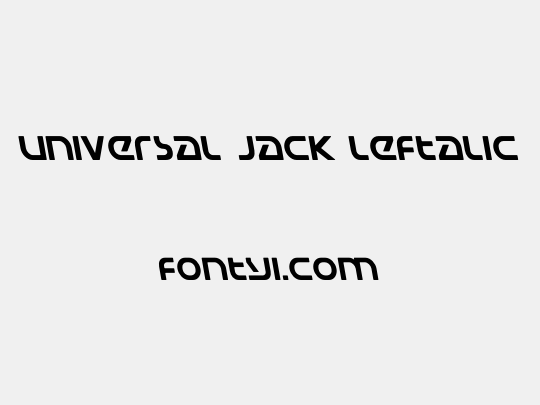 Universal Jack Leftalic