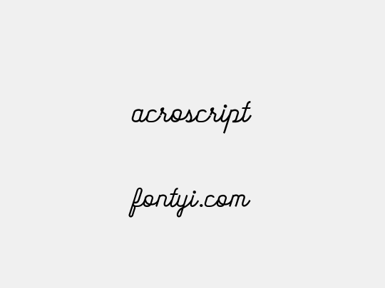 acroscript